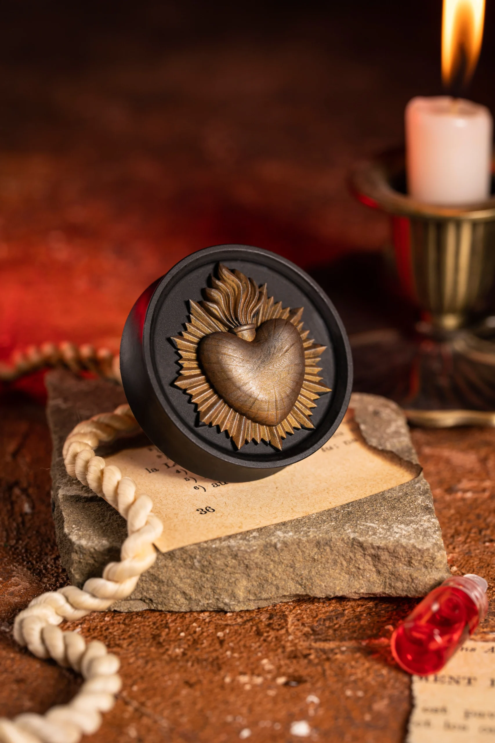 Sacred Heart - Double Flared Ear Plugs - Image 2
