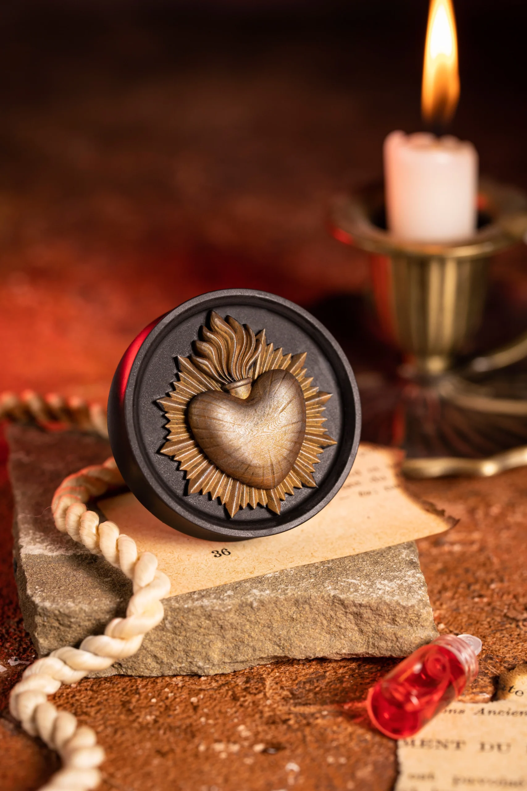 Sacred Heart - Double Flared Ear Plugs - Image 3