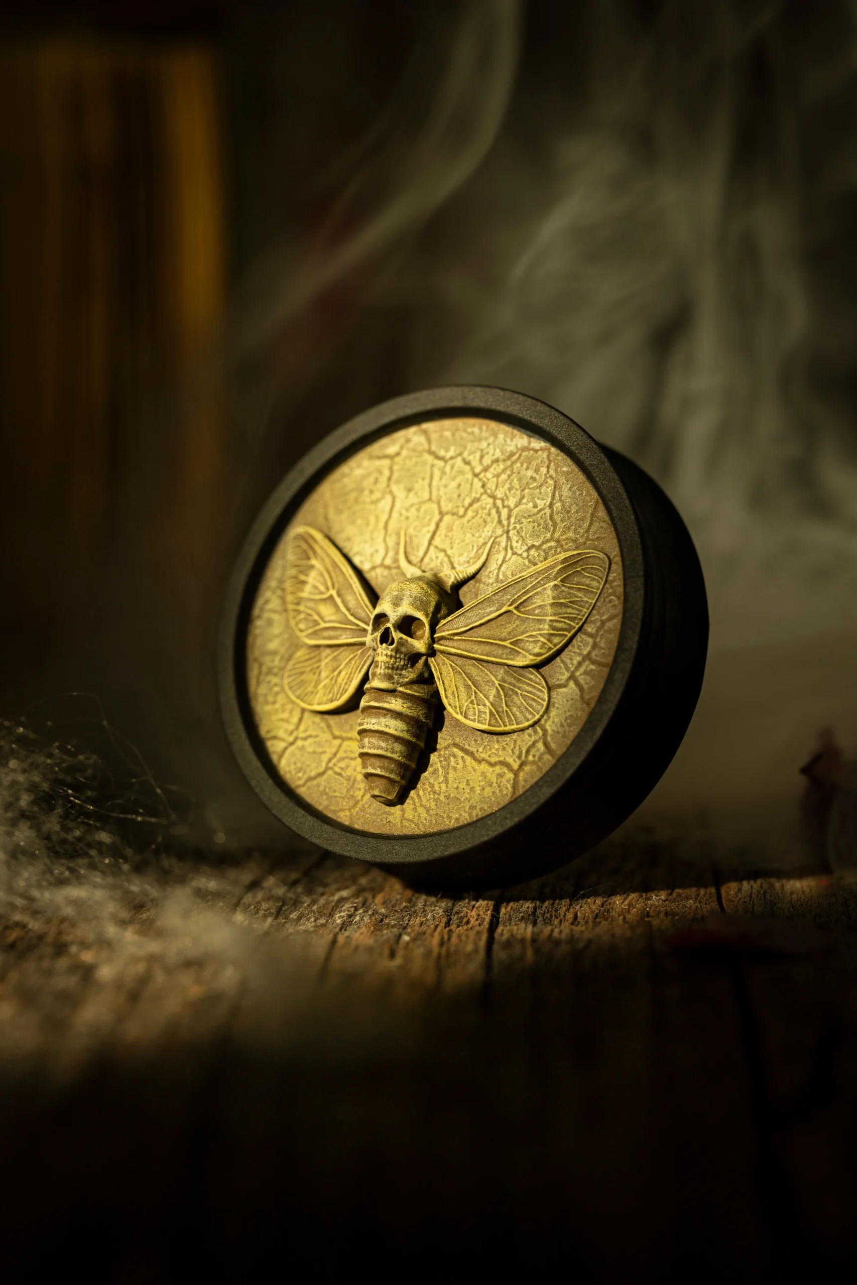 Moth Skull - Double Flared Ear Plugs