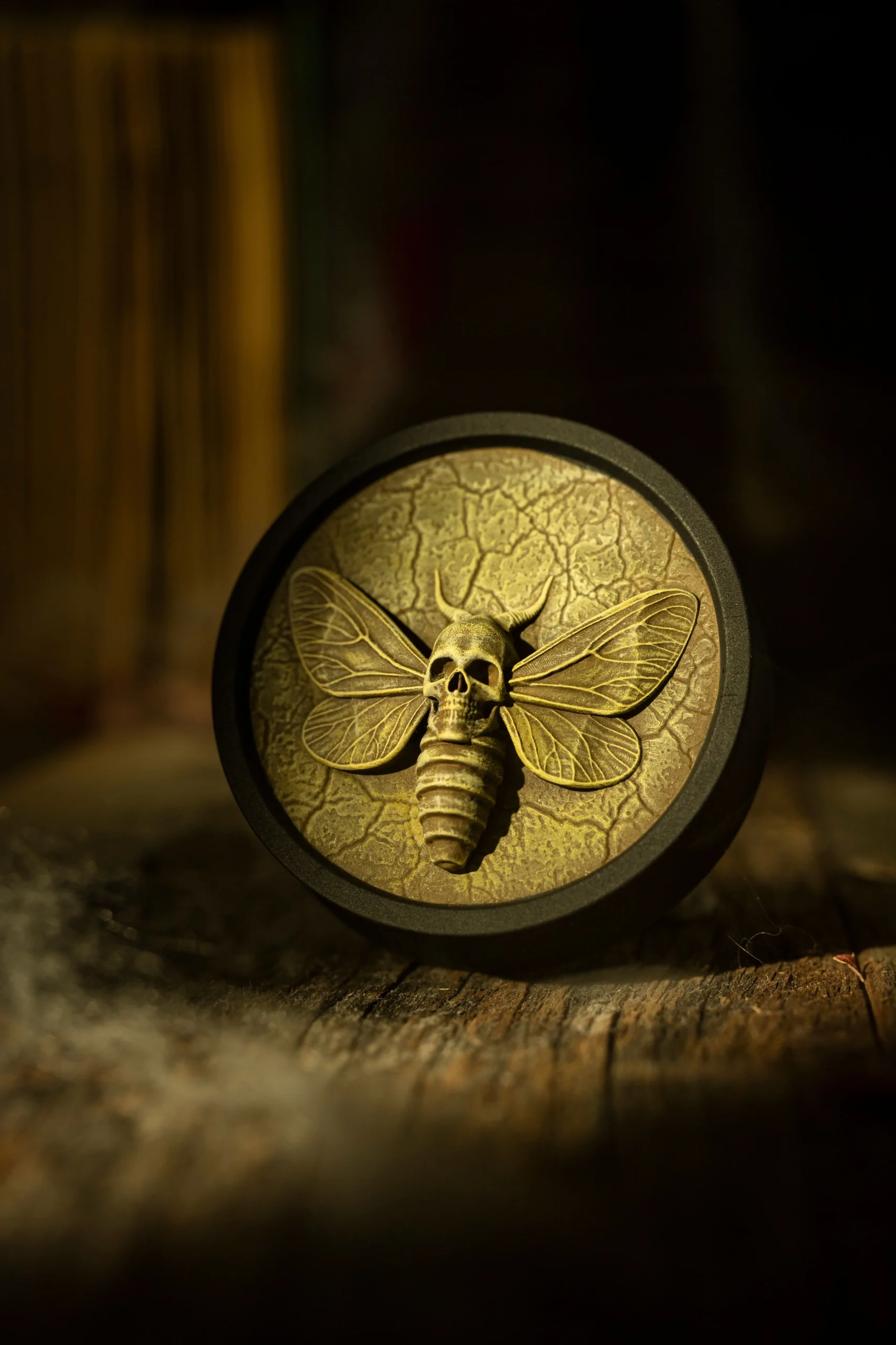 Moth Skull - Double Flared Ear Plugs - Image 3