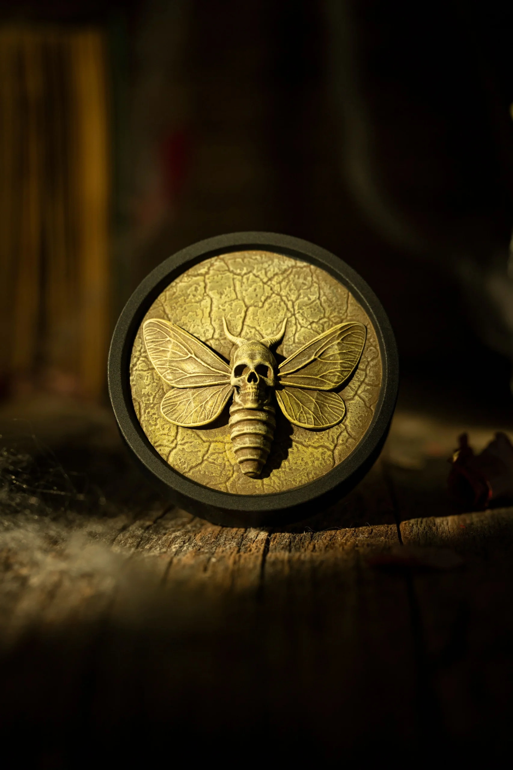 Moth Skull - Double Flared Ear Plugs - Image 2