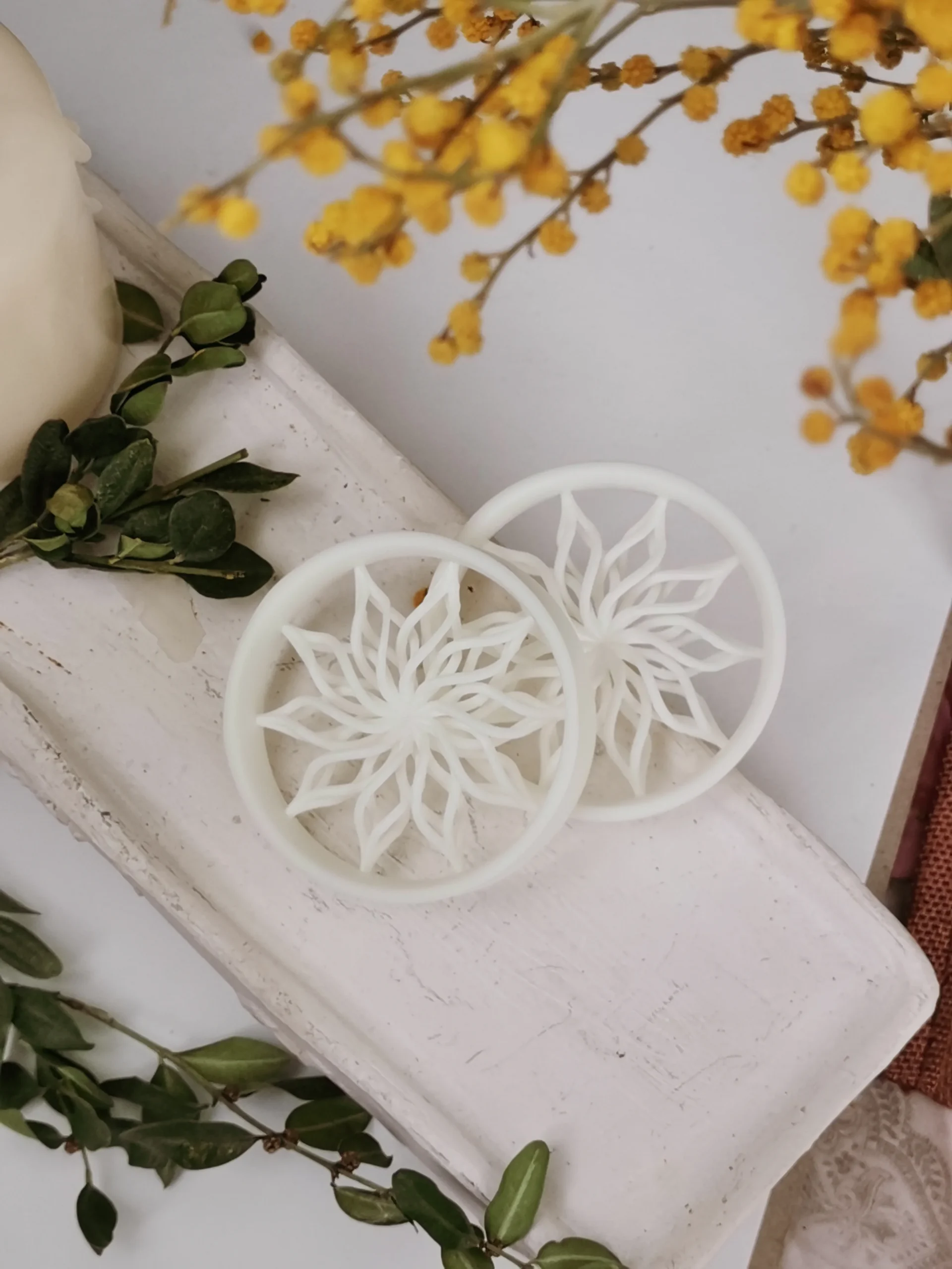 Snowflake - Double Flared Ear Tunnels - Image 7