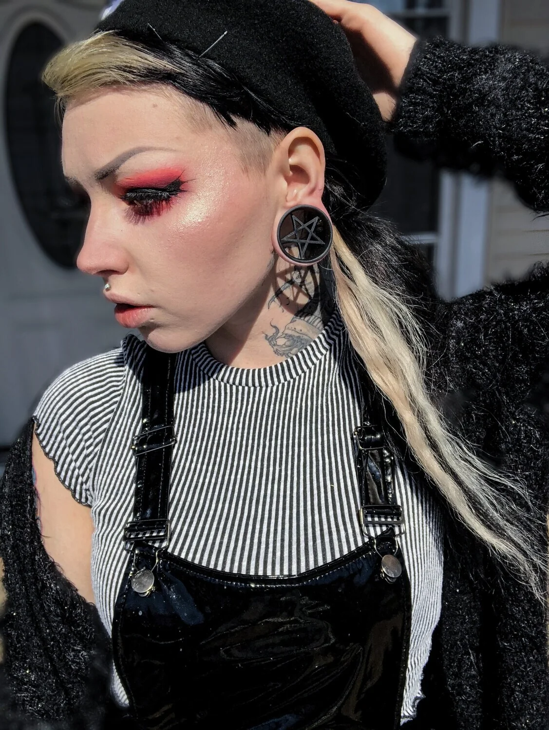 Pentagram - Double Flared Ear Tunnels - Image 2