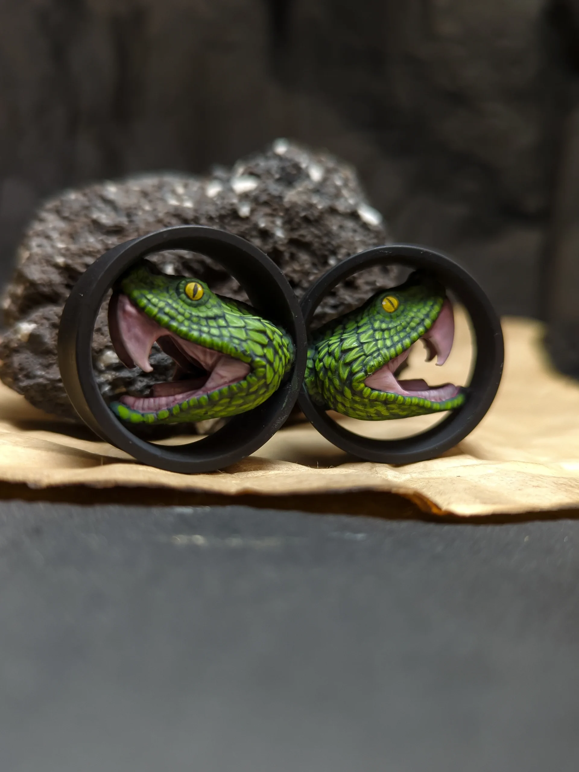 Snakes - Double Flared Ear Plugs - Image 3