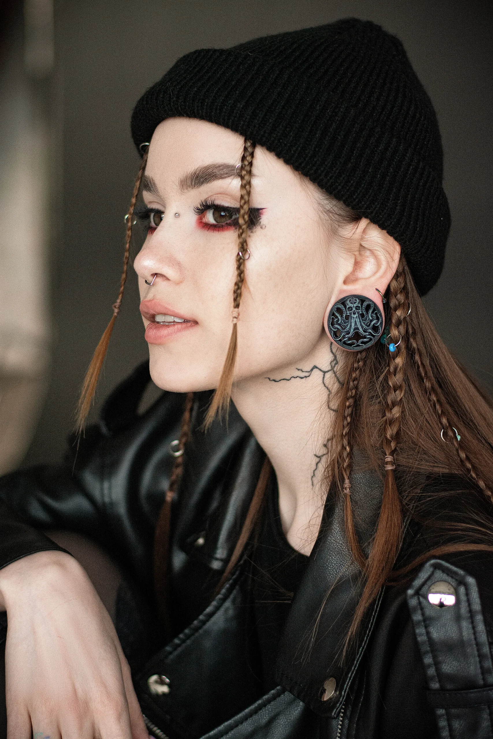 Satanic Octopus - Double Flared Ear Plugs - Image 2