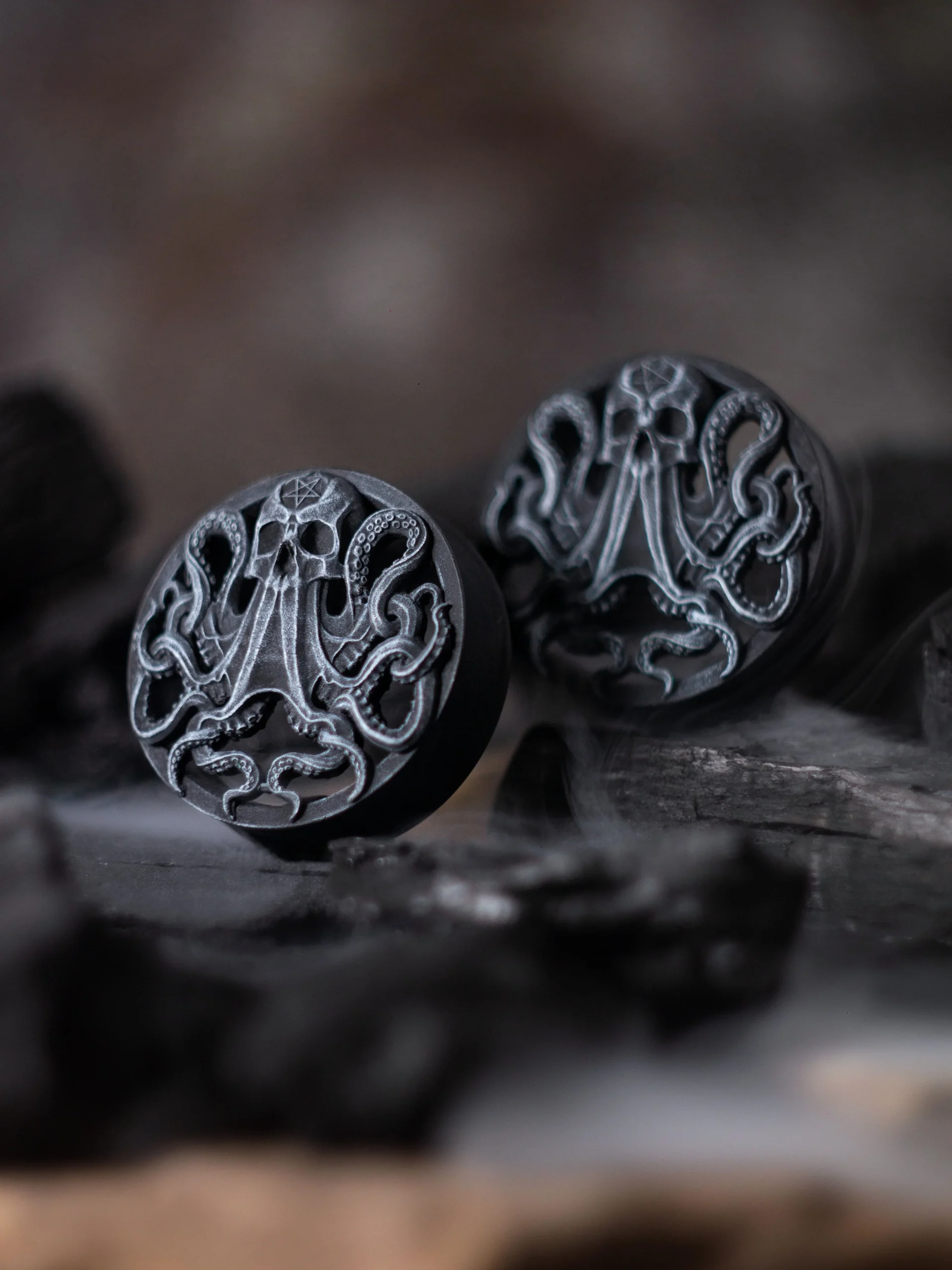 Satanic Octopus - Double Flared Ear Plugs - Image 5