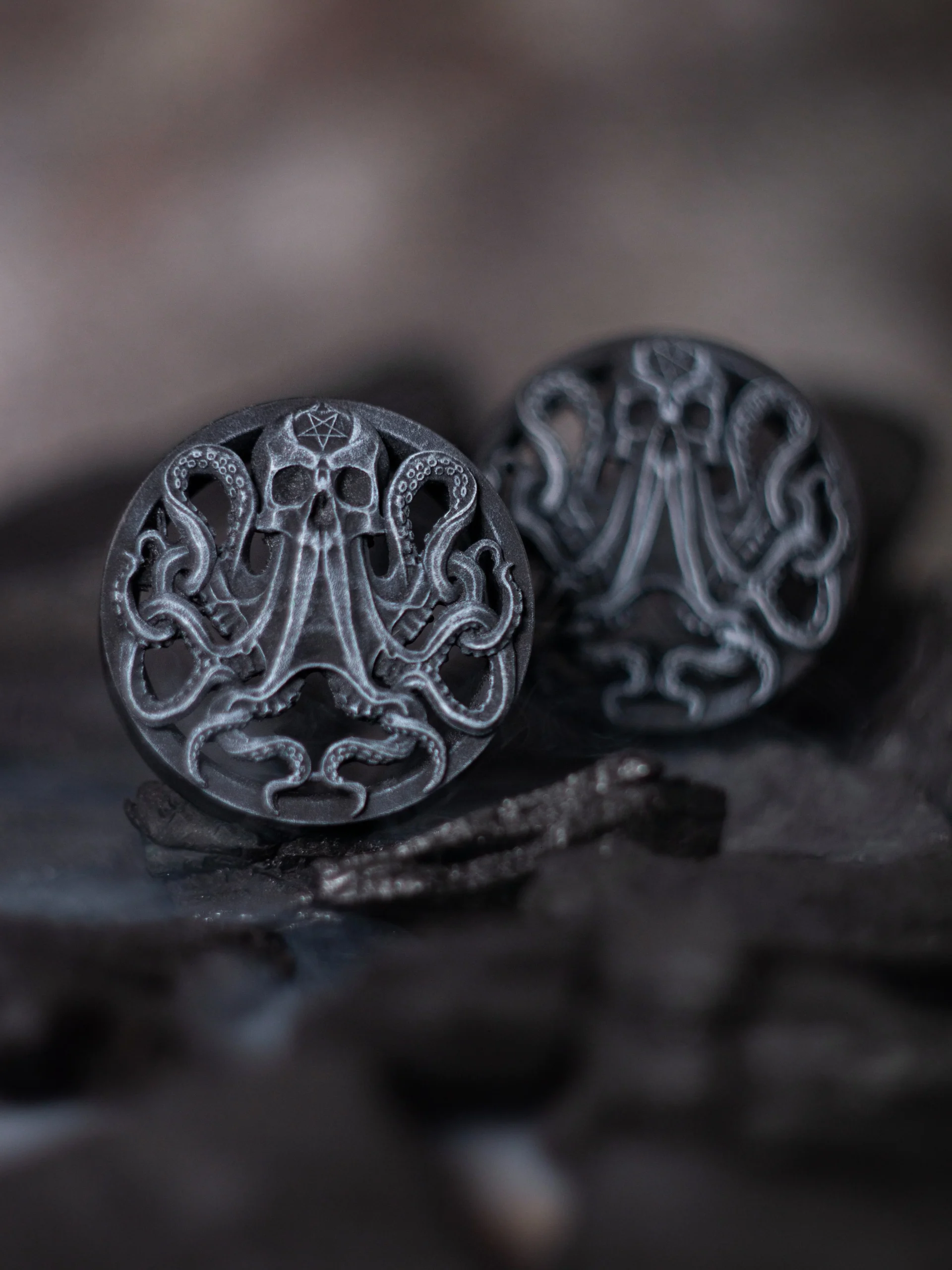 Satanic Octopus - Double Flared Ear Plugs - Image 6