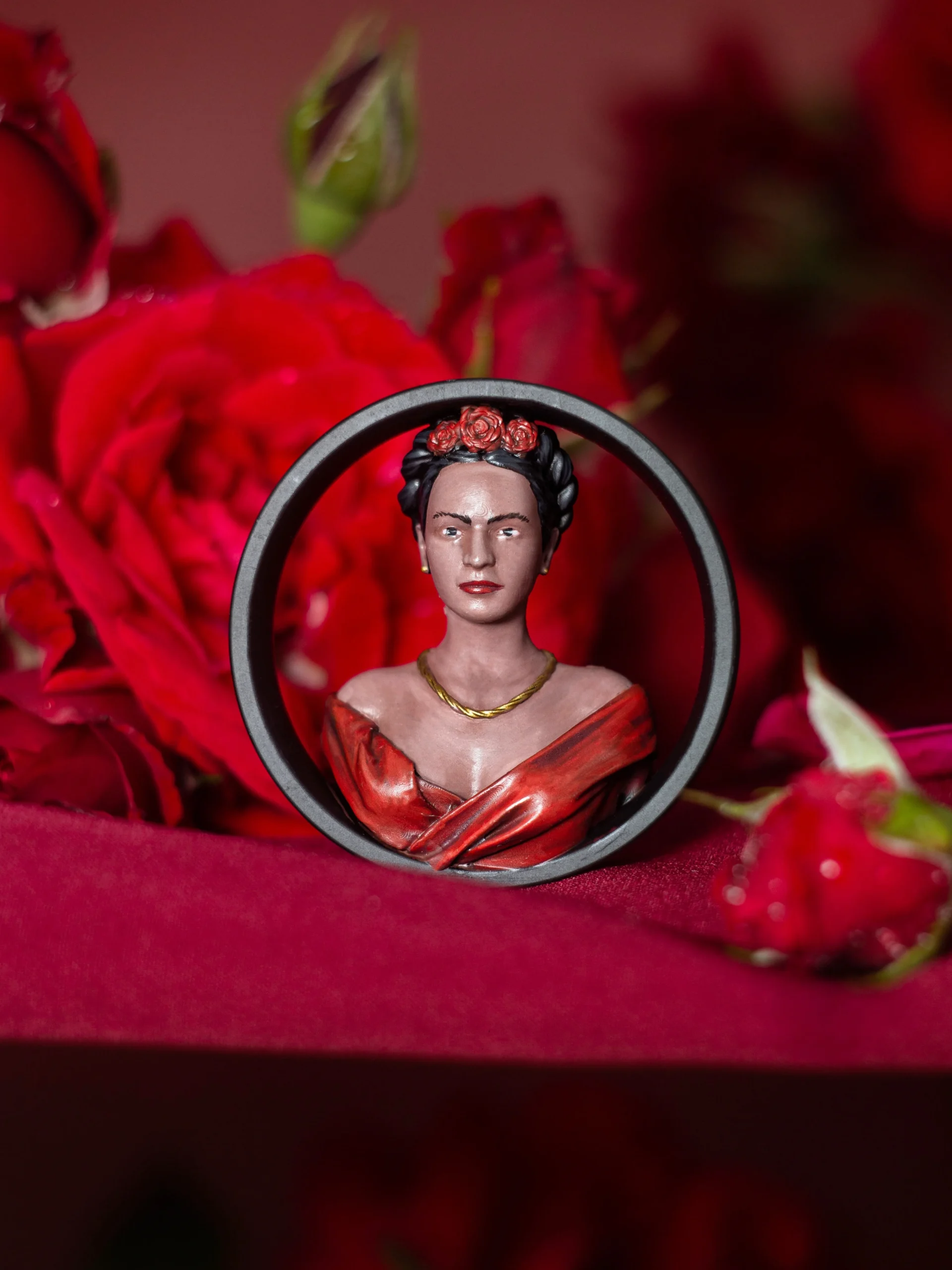 Frida Kahlo - Double Flared Ear Tunnels - Image 2