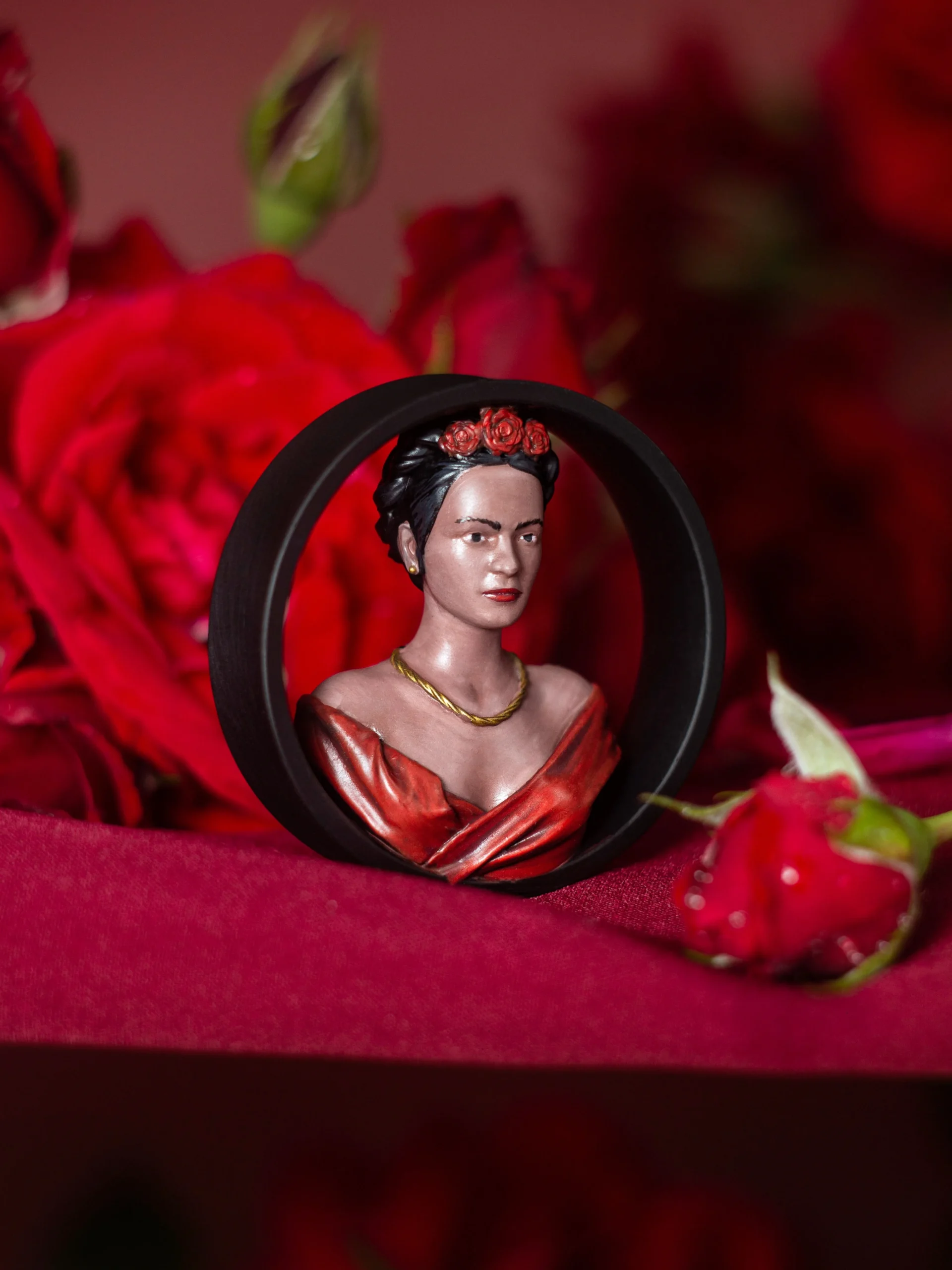 Frida Kahlo - Double Flared Ear Tunnels - Image 4