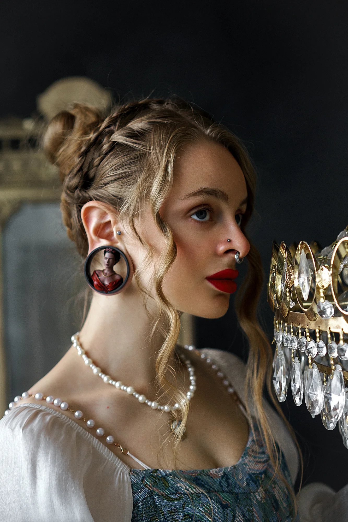 Frida Kahlo - Double Flared Ear Tunnels