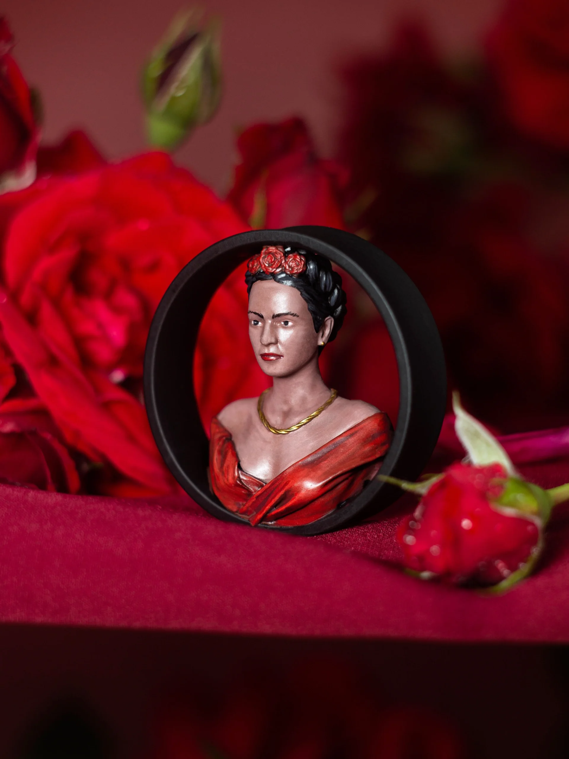Frida Kahlo - Double Flared Ear Tunnels - Image 3