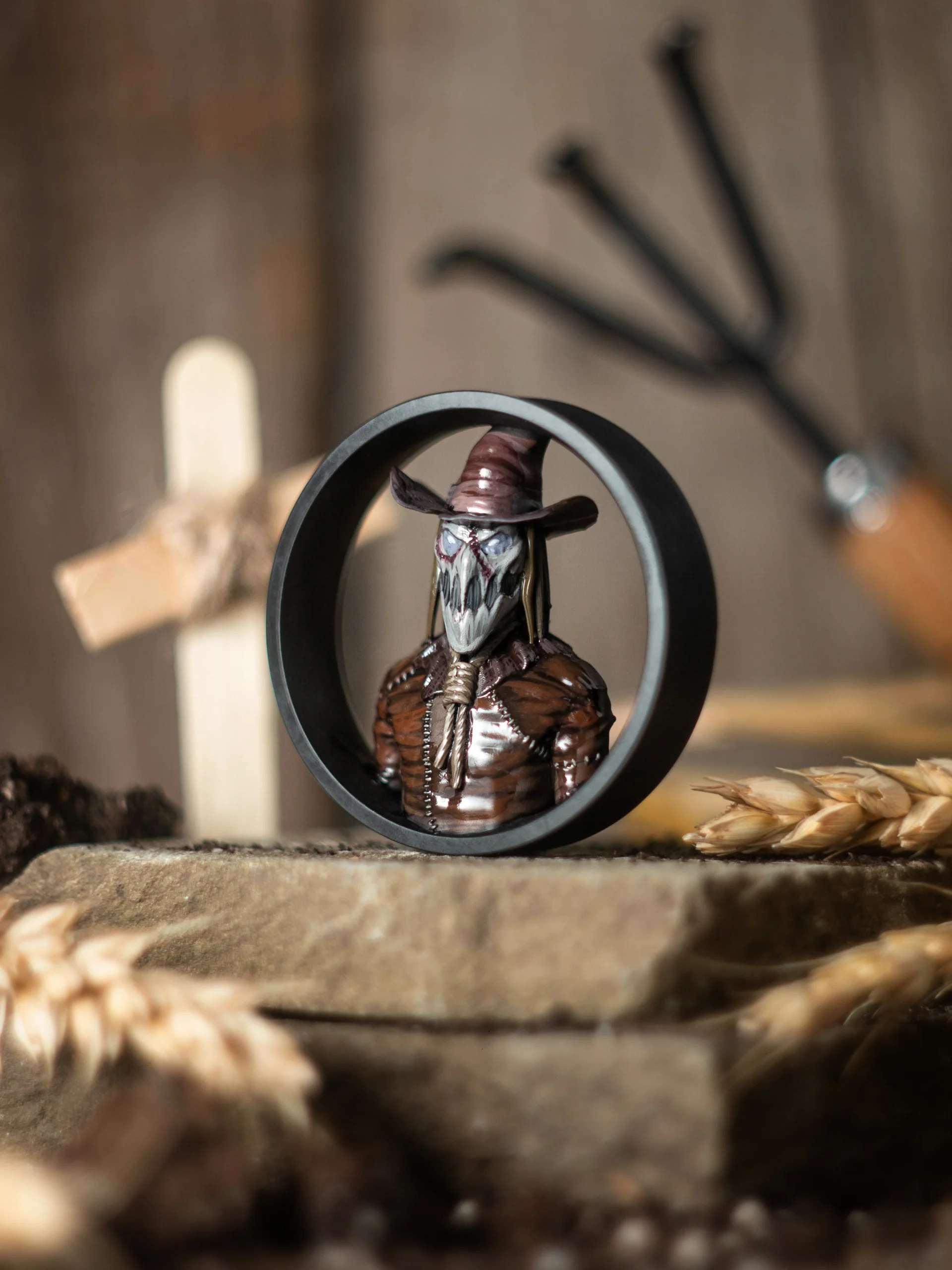 Scarecrow - Double Flared Ear Tunnels