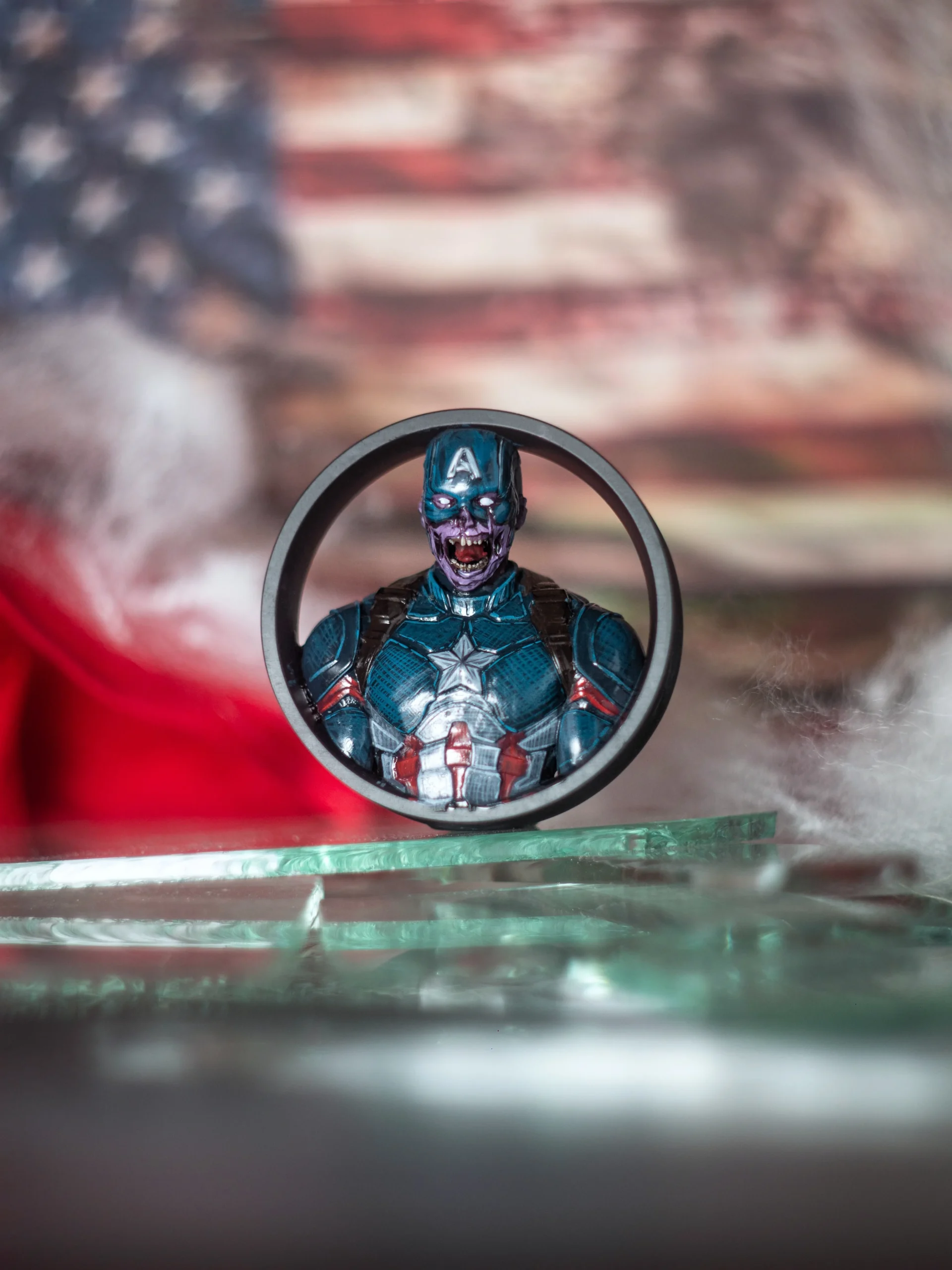 Captain Zombie - Double Flared Ear Tunnels - Image 2
