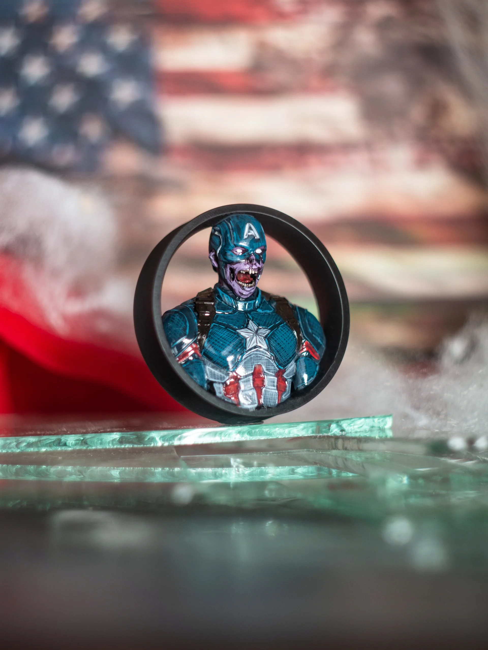 Captain Zombie - Double Flared Ear Tunnels