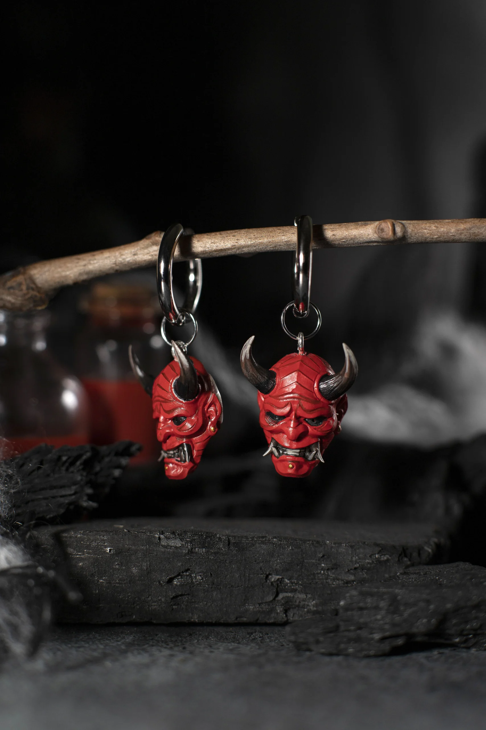 Hannya Earrings - Image 3