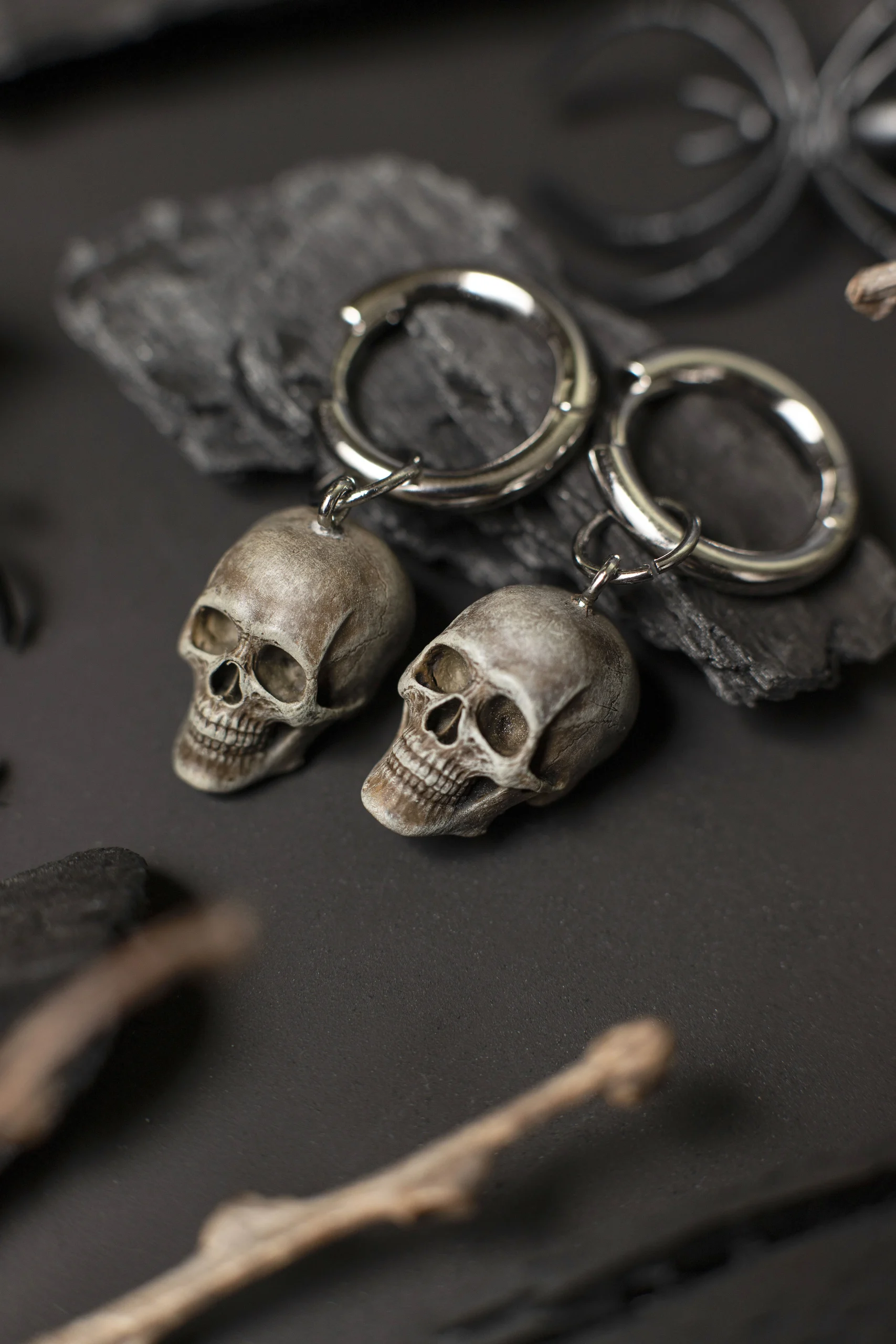 Skull Earrings - Image 2