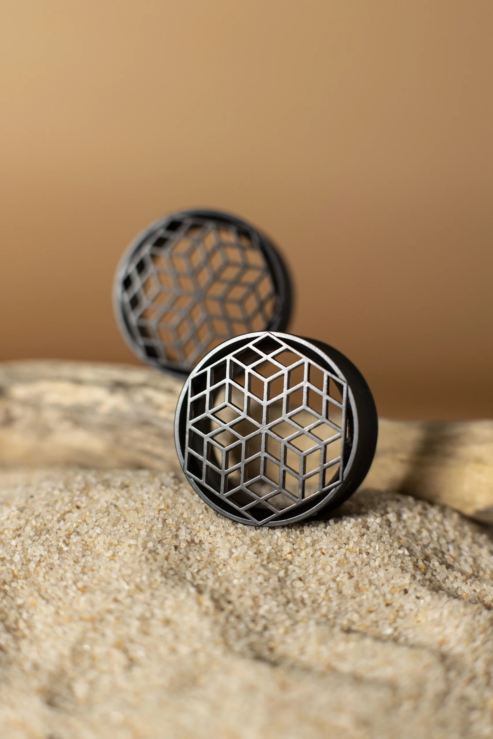 CUBE - Double Flared Ear Tunnels