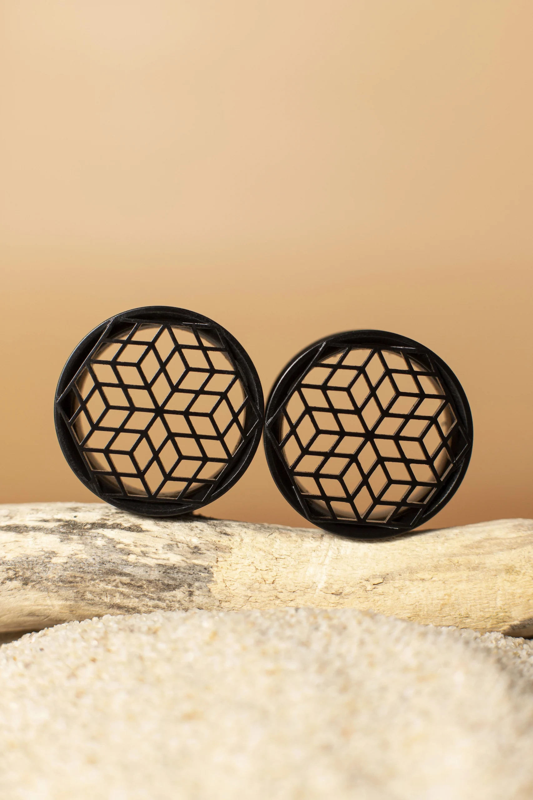 CUBE - Double Flared Ear Tunnels - Image 3