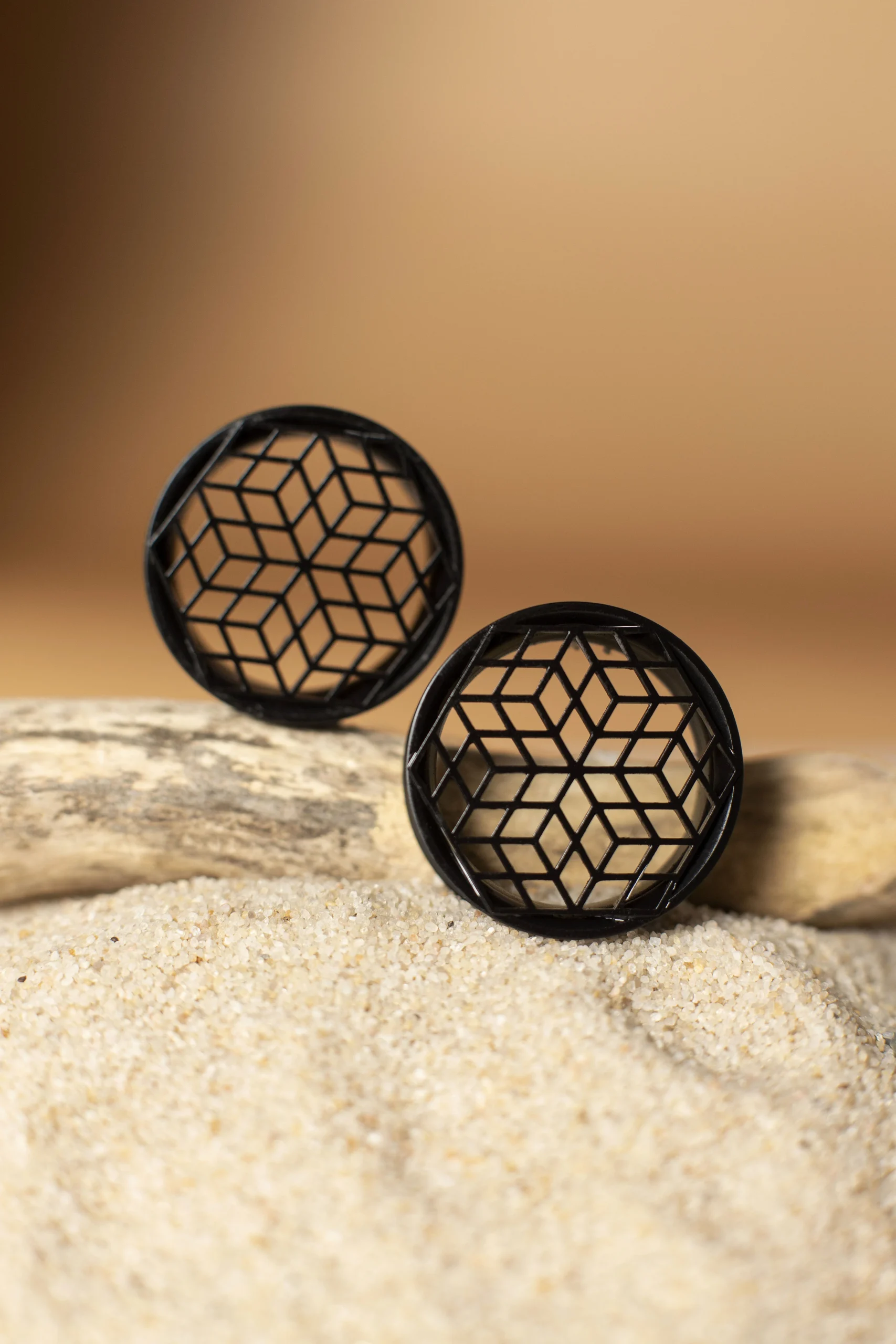 CUBE - Double Flared Ear Tunnels - Image 2