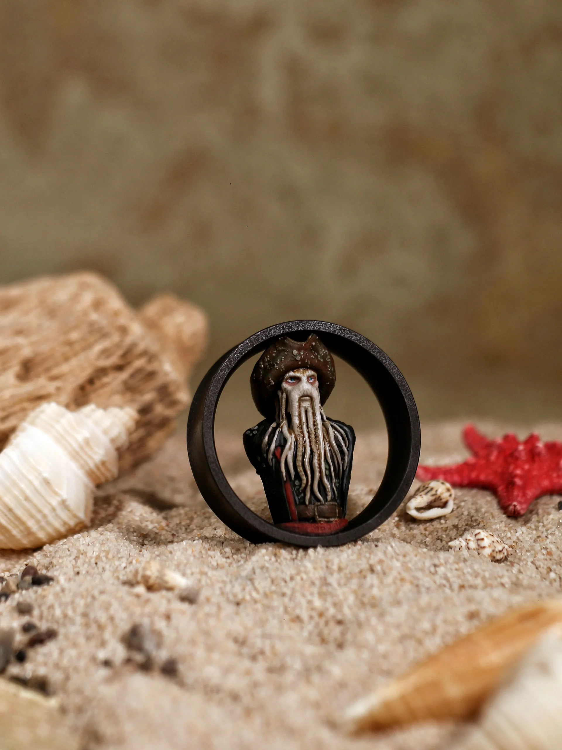 Old Pirate Octopus - Double Flared Ear Tunnels - Image 3