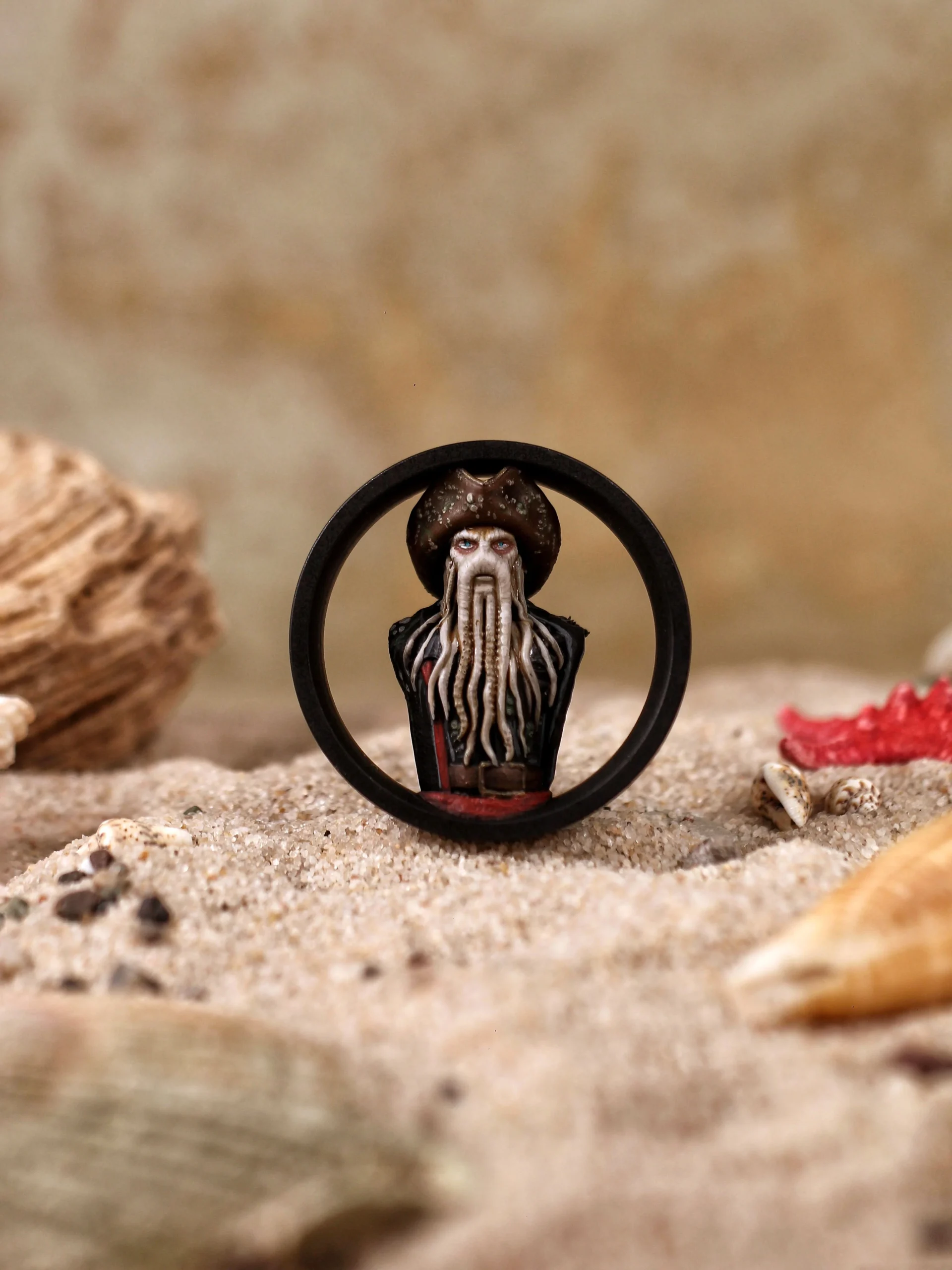 Old Pirate Octopus - Double Flared Ear Tunnels - Image 2