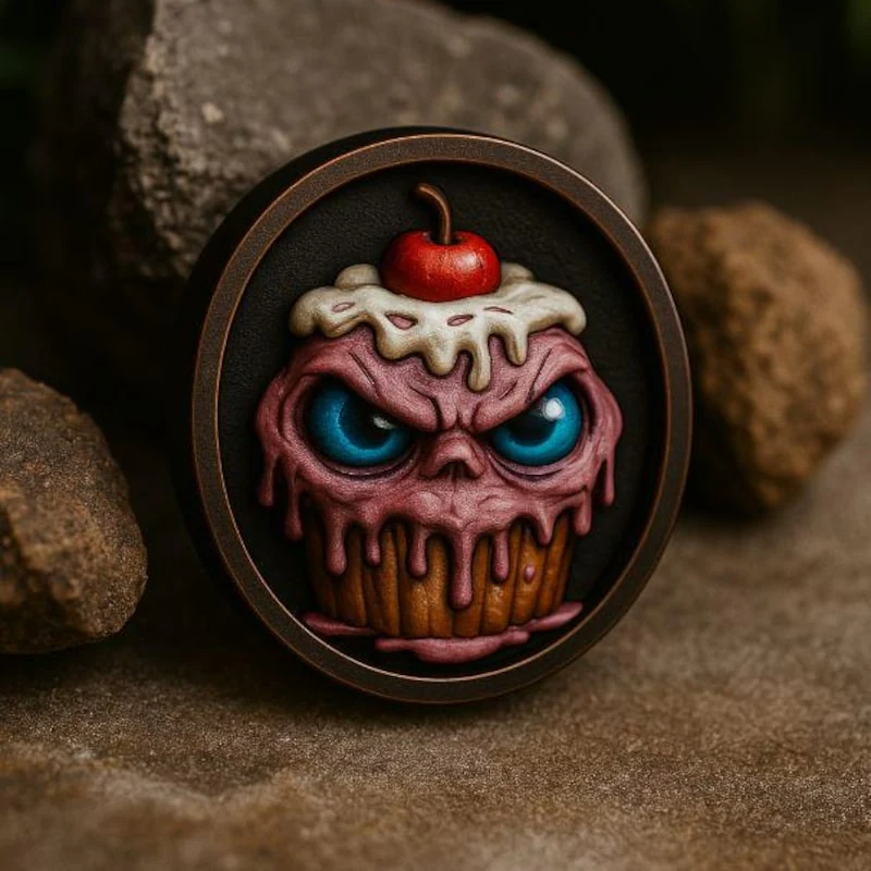 Evil Cupcake - Double Flared Ear Plugs