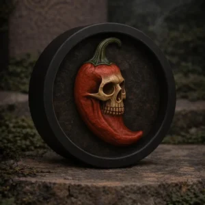 Pepper Skull - Double Flared Ear Plugs