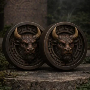 Minotaur Labyrinth - Double Flared Ear Plugs
