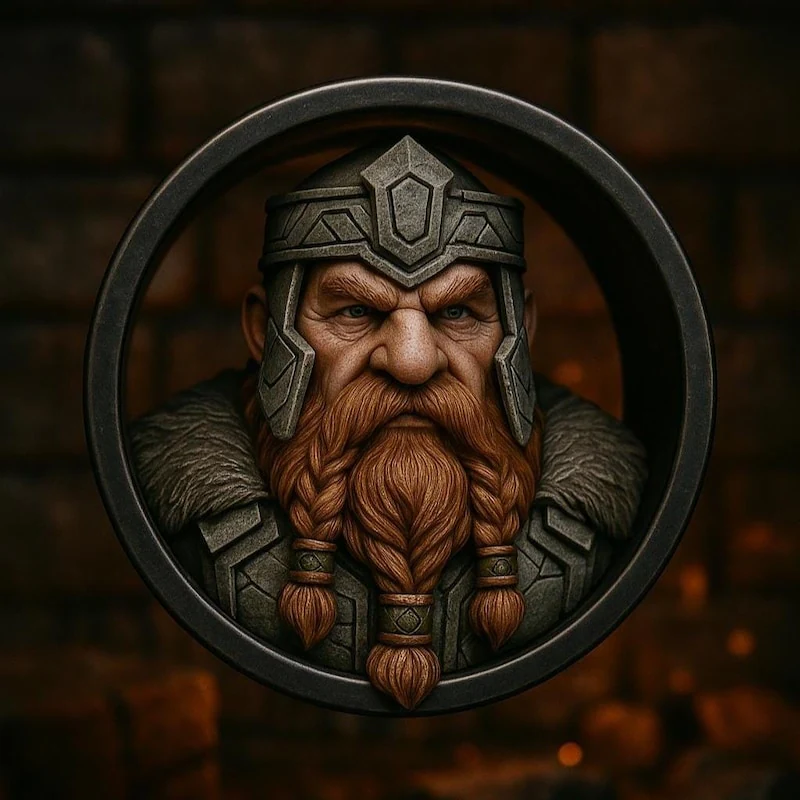 Bearded Warrior - Double Flared Ear Plugs