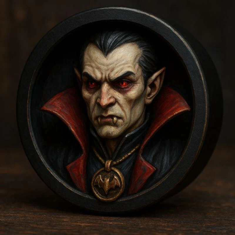 Vampire Dracula - Double Flared Ear Plugs