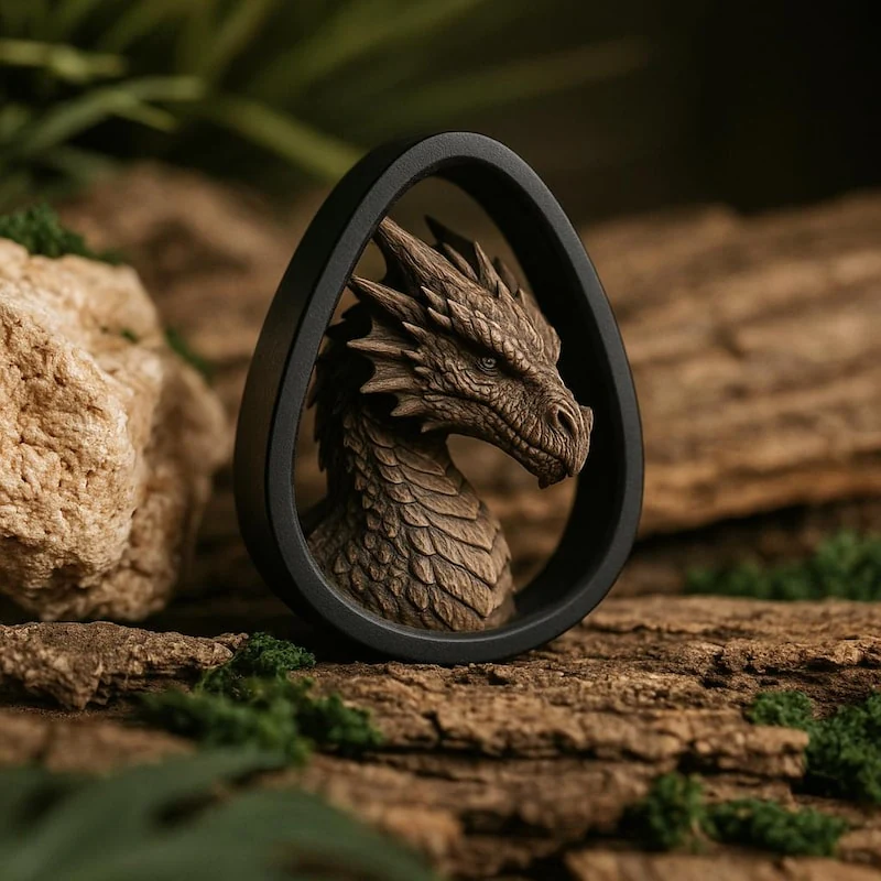Dragon Head - Double Flared Ear Plugs